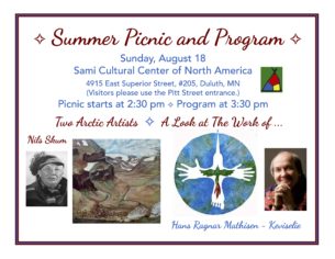 Summer Picnic and Program @ Sami Cultural Center of North America